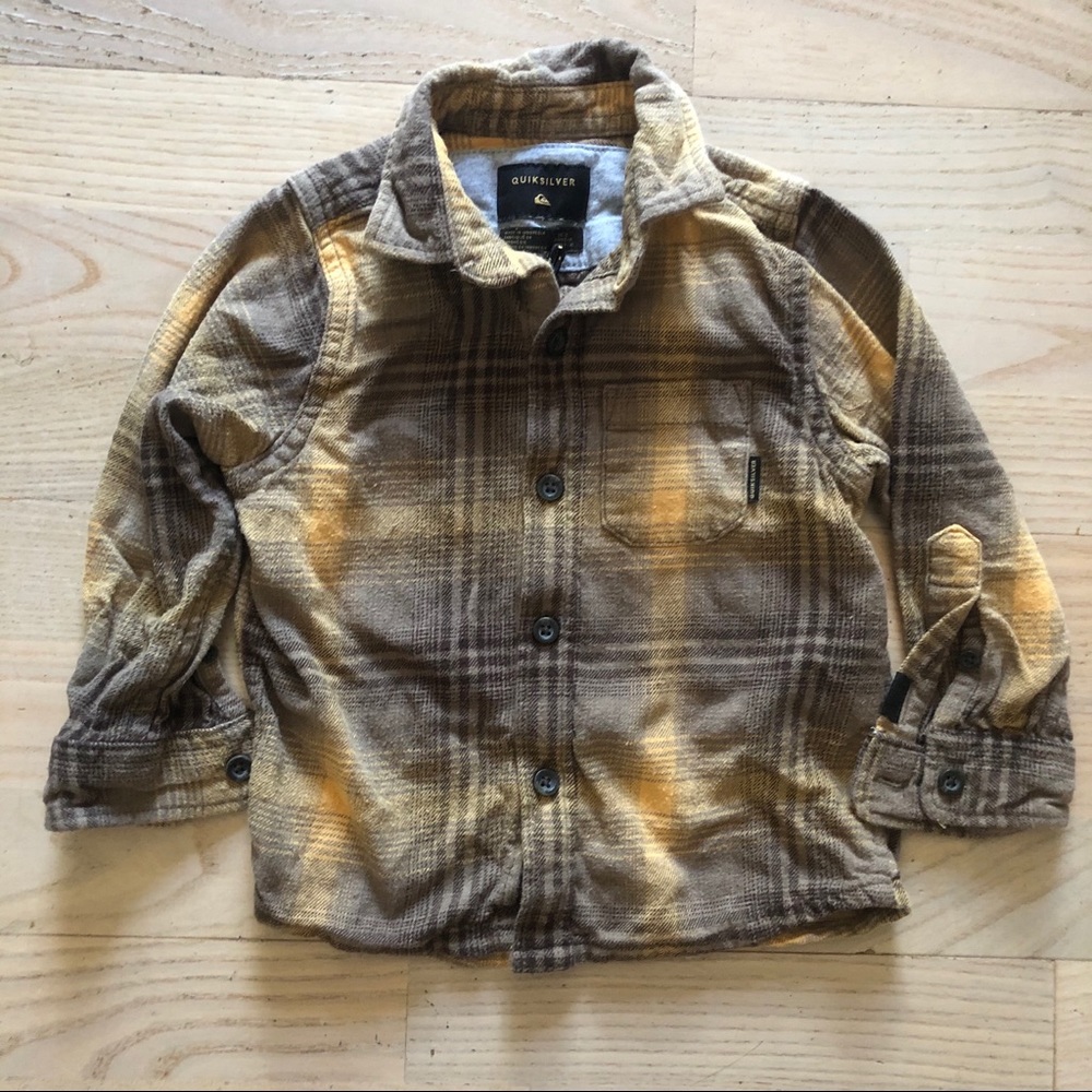 Quicksilver Flannel For Toddler Boys 2T